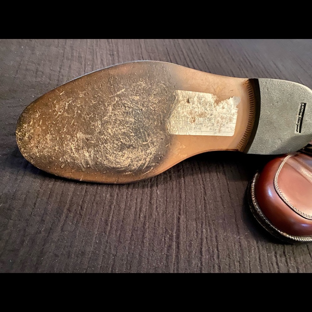 Salvatore Ferragamo brown studio shoes in size 8 - Picture 8 of 12